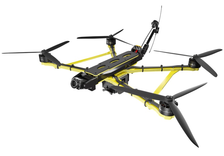 FPV - дрон 10 дюймів "ШПАК" текстоліт поворотна тепловізійна камера FLY KROP